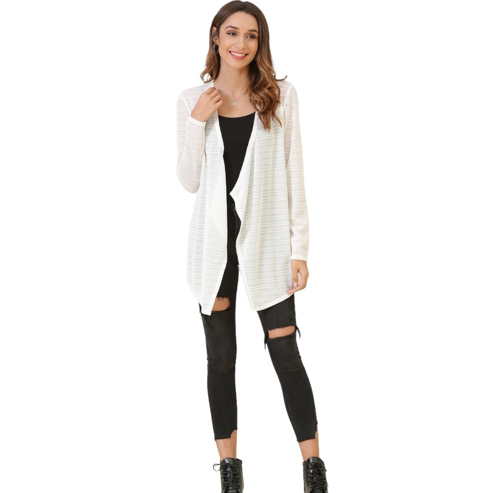 NWT - WOMEN’S LIGHTWEIGHT CARDIGAN OPEN FRONT LONG SLEEVE by messbebe